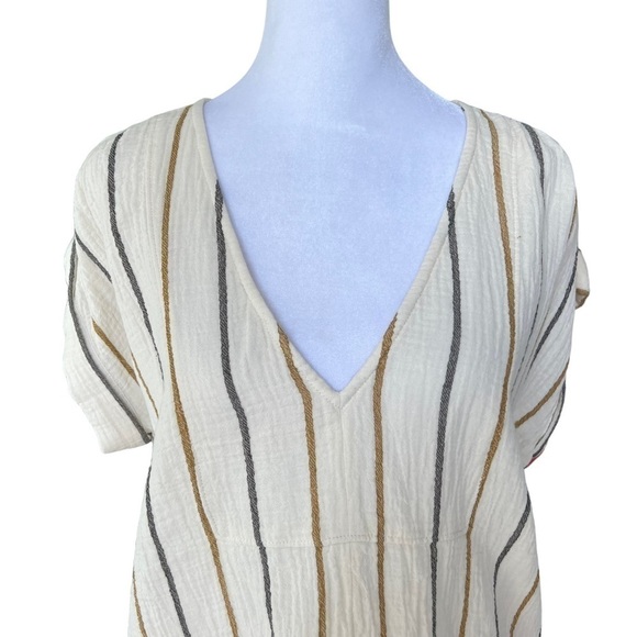 Madewell - NWT Lightspun Westing Shirt in Stripe Sz S - Picture 6 of 10